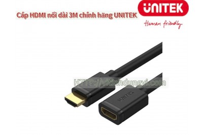 Cáp nối dài HDMI Unitek chính hãng DÀI 3M - Y-C166